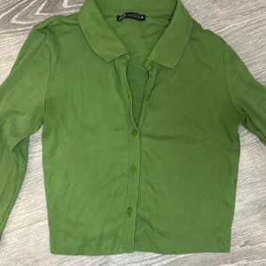 Zara Kelly Green Long Sleeve